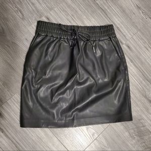 Dynamite Faux Leather Skirt